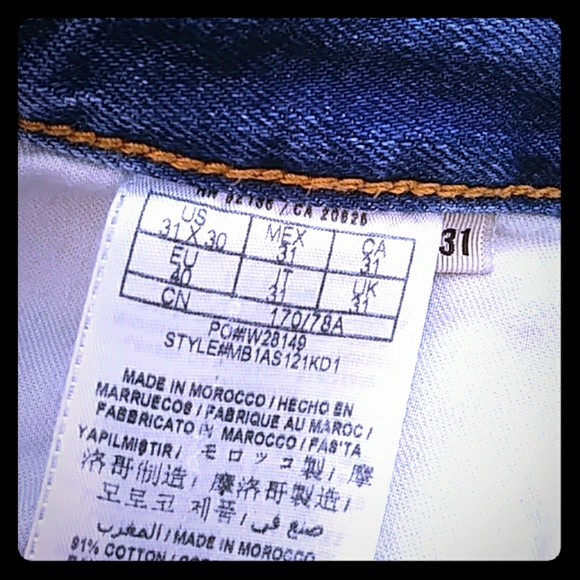 NWOT Men's Guess Slim Straight Jeans - Picture 7 of 7